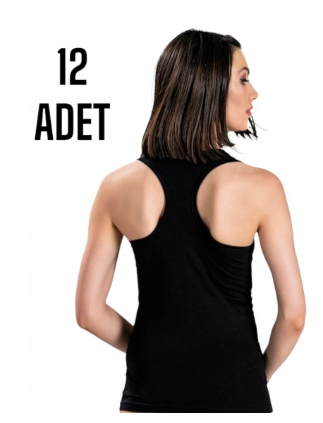 Gümüş Kadın Likra Sporcu Atlet Standart Beden Beyaz 12 Li Paket